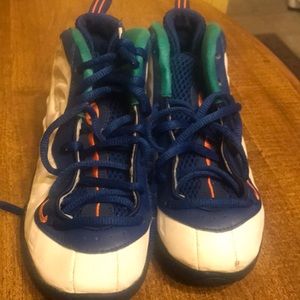 Nike Air Foamposite Pro GS Neptune kids sneakers size 1Y